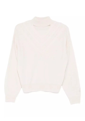 Blugirl cut-out jumper - Neutrals