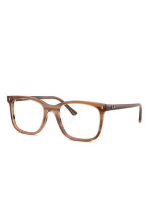 Ray-Ban square-frame glasses - Brown
