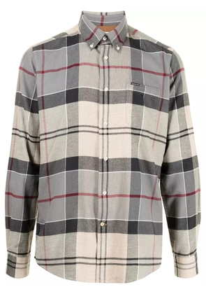 Barbour Eddert check-print shirt - Grey