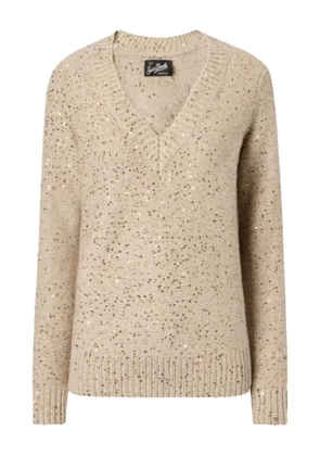 MC2 Saint Barth v-neck sweater - Brown