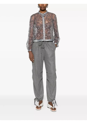 Emporio Armani sequin-embellished jacket - Grey