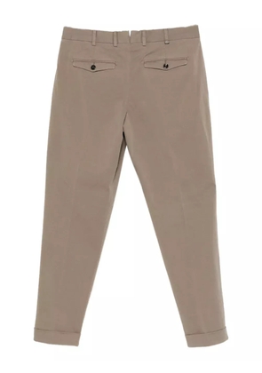 PT Torino pleated cuffed pants - Brown