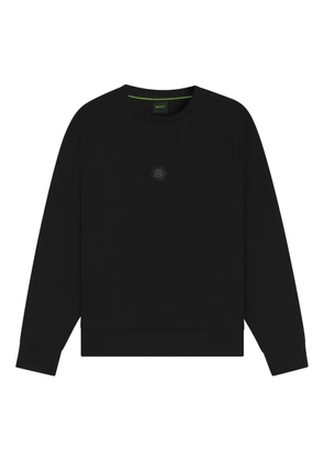 BOSS logo-plaque sweatshirt - Black