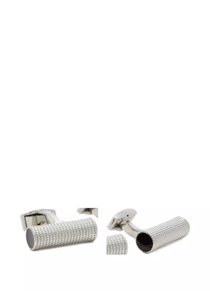 Tateossian cylinder rope cufflinks - Silver
