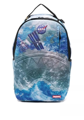 sprayground kid spaceship-print backpack - Blue