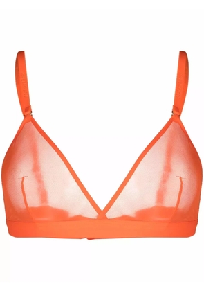 Maison Close Corps à Corps Neon triangle bra - Orange