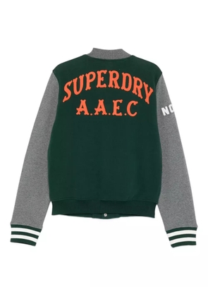 Superdry logo-print bomber jacket - Green