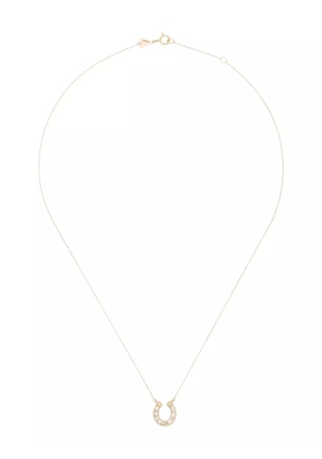 Adina Reyter 14K Yellow Gold diamond horseshoe necklace
