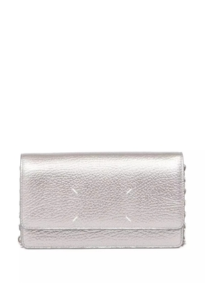 Maison Margiela Four Stitches chain-strap wallet - Silver