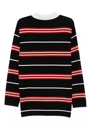 Guest In Residence striped cashmere jumper - Black