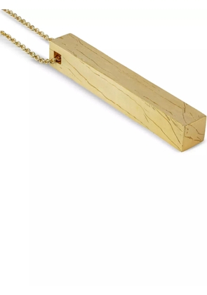 Parts of Four Cuboid necklace - Gold