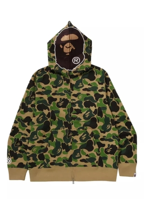 A BATHING APE® zip-up hoodie - Green