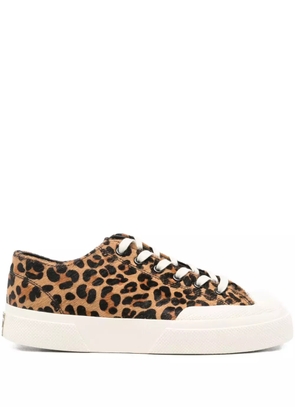 Superga leopard print S2161QW pumps - Brown