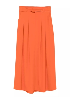 IMPERIAL belted skirt - Orange