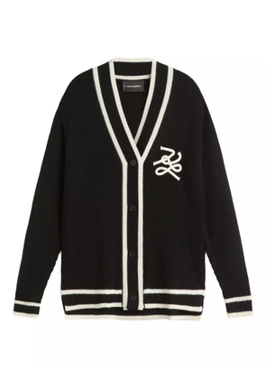 Karl Lagerfeld V-neck cardigan - Black