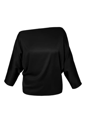 AMALIN one-shoulder blouse - Black