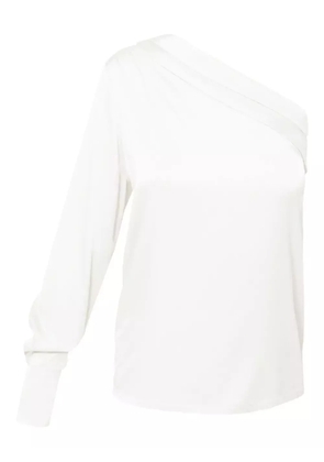 AMALIN one-shoulder blouse - White