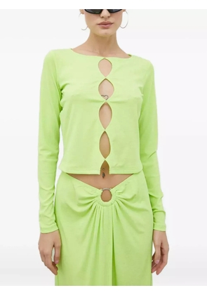 Résumé cutout long-sleeve top - Green