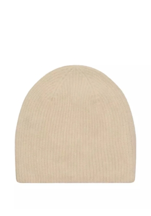 LouLou de Saison ribbed beanie hat - Neutrals