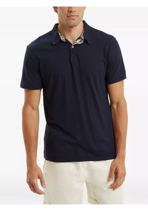 PENINSULA SWIMWEAR linen/flax polo shirt - Blue