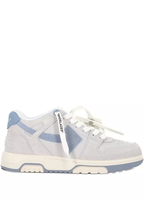 Off-White arrow-brand suede sneakers - Grey