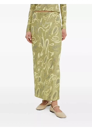 Résumé patterned skirt - Green