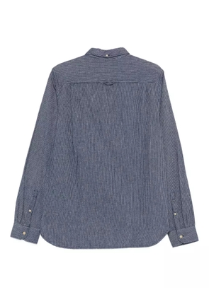 Superdry pinstripe chest-pocket shirt - Blue