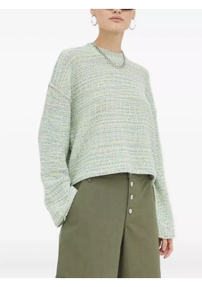 Résumé round-neck knitwear - Green