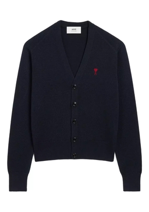 AMI Paris Ami De Coeur wool cardigan - Blue