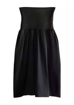 Amomento side-pocket midi dress - Black