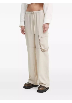 Résumé ruffle-pocket trousers - White