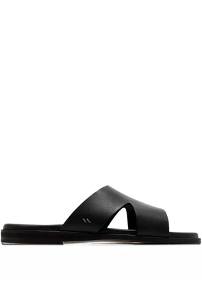 Forsa leather slides - Black