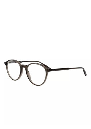 Montblanc round frame glasses - Brown
