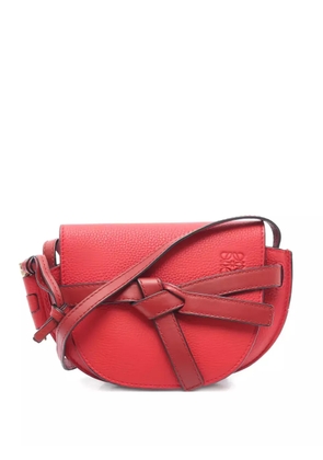 Loewe Pre-Owned 2000s Gate knot-detail mini bag - Red