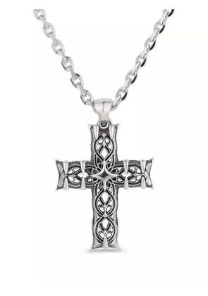 Emanuele Bicocchi Notre-Dame cross necklace - Silver