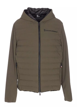 Moncler Grenoble logo-patch padded jacket - Green
