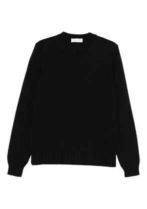 Filippo De Laurentiis crew-neck ribbed sweater - Black