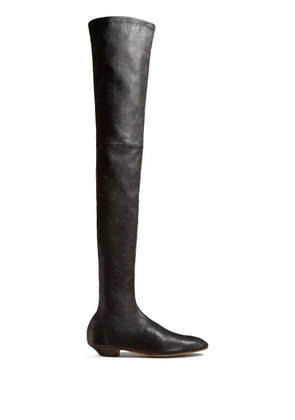 KHAITE Apollo leather boots - Black
