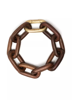 Parts of Four Infinity Chain bracelet - Brown