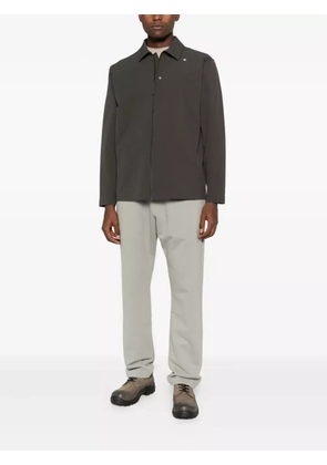 Stone Island logo-embroidered shirt - Brown