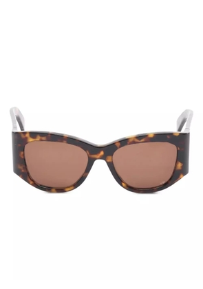 Christian Dior Pre-Owned 2020s DiorNuit S1I geometric sunglasses - Brown