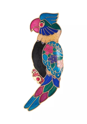 Susan Caplan Vintage 1980s parrot-shaped brooch - Gold