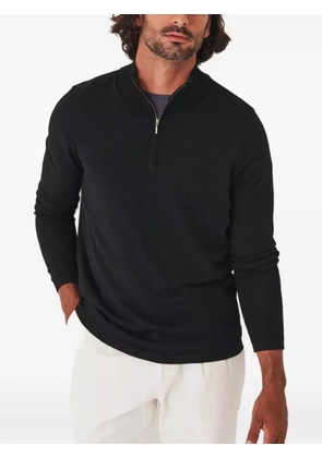 PATRICK ASSARAF zip sweater - Black