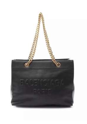Balenciaga Pre-Owned 2000-2025 Medium Leather Duty Free tote bag - Black
