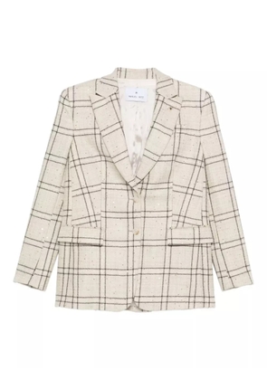 Manuel Ritz check-print blazer - Neutrals