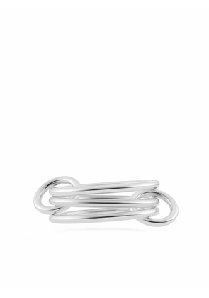 Spinelli Kilcollin sterling silver Solarium 3-link ring