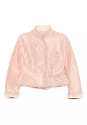 SHIATZY CHEN Scape-of-Curve cropped jacket - Pink