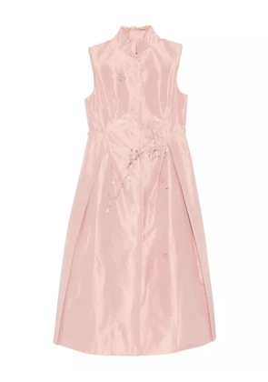 SHIATZY CHEN Scape-of-Curve embroidered coat - Pink