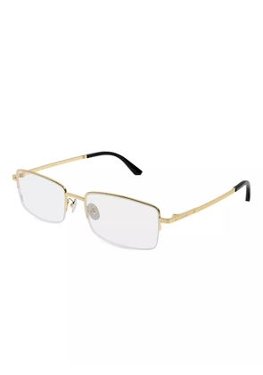 Cartier Eyewear rectangle-frame glasses - Gold