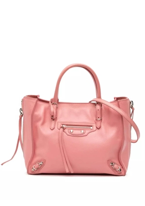 Balenciaga Pre-Owned 2013 Mini Leather Papier A4 Zip Around Tote satchel - Pink